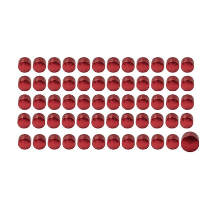 60x Red Engine Screw Caps for Harley Twin Cam Engines (1999-2017)