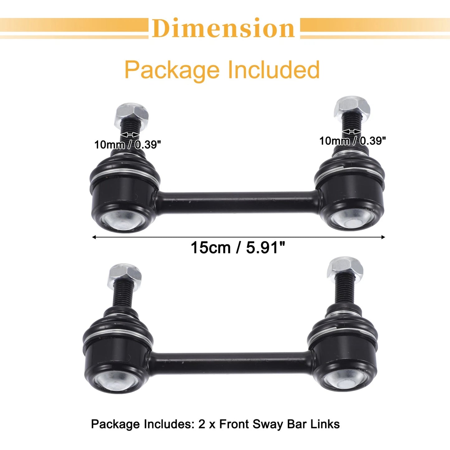 Front Stabilizer Sway Bar Links for Isuzu I-290, I-280 (2006-2008)