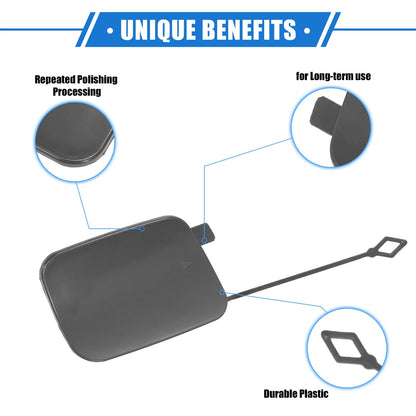 Rear Tow Hook Eye Hole Cover Cap  for BMW X5 (2016-2018) Gray