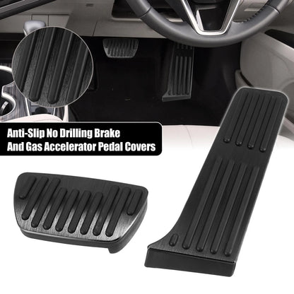 Anti-Slip Brake & Gas Pedal Covers Kit for Toyota (Fits Various Models)