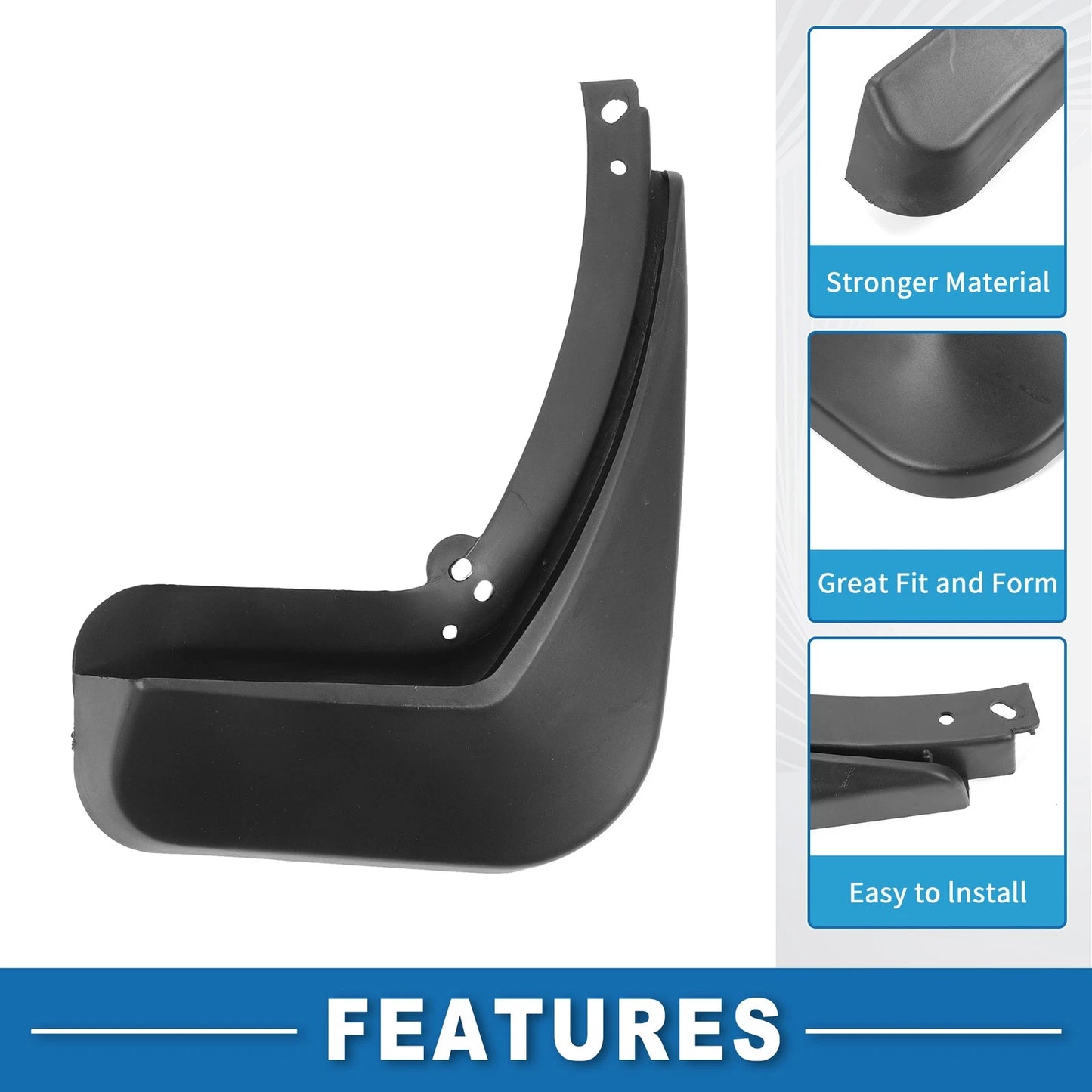 Mud Flap Splash Guard Front & Rear for Buick Regal Sedan (2011–2017)