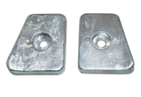 Anode Zinc Double Plate for Johnson Evinrude 20-35HP 1991-2005 Lower Unit