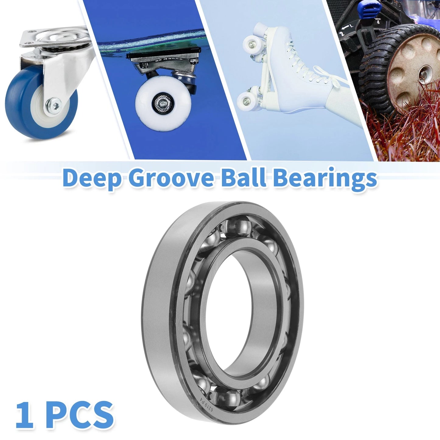 Deep Groove Ball Bearings 95x170x32mm 1 Pc for Scooter Skateboard Wheel