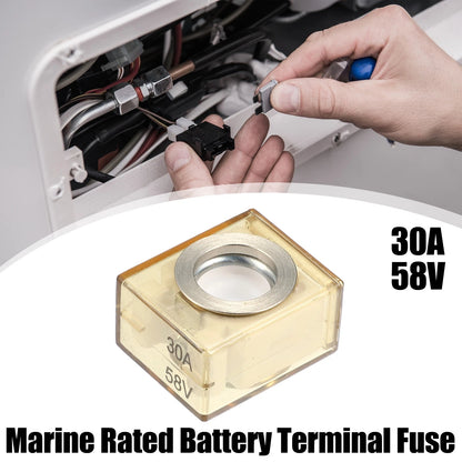 Waterproof 30A Battery Fuse Terminal for Marine Equipment