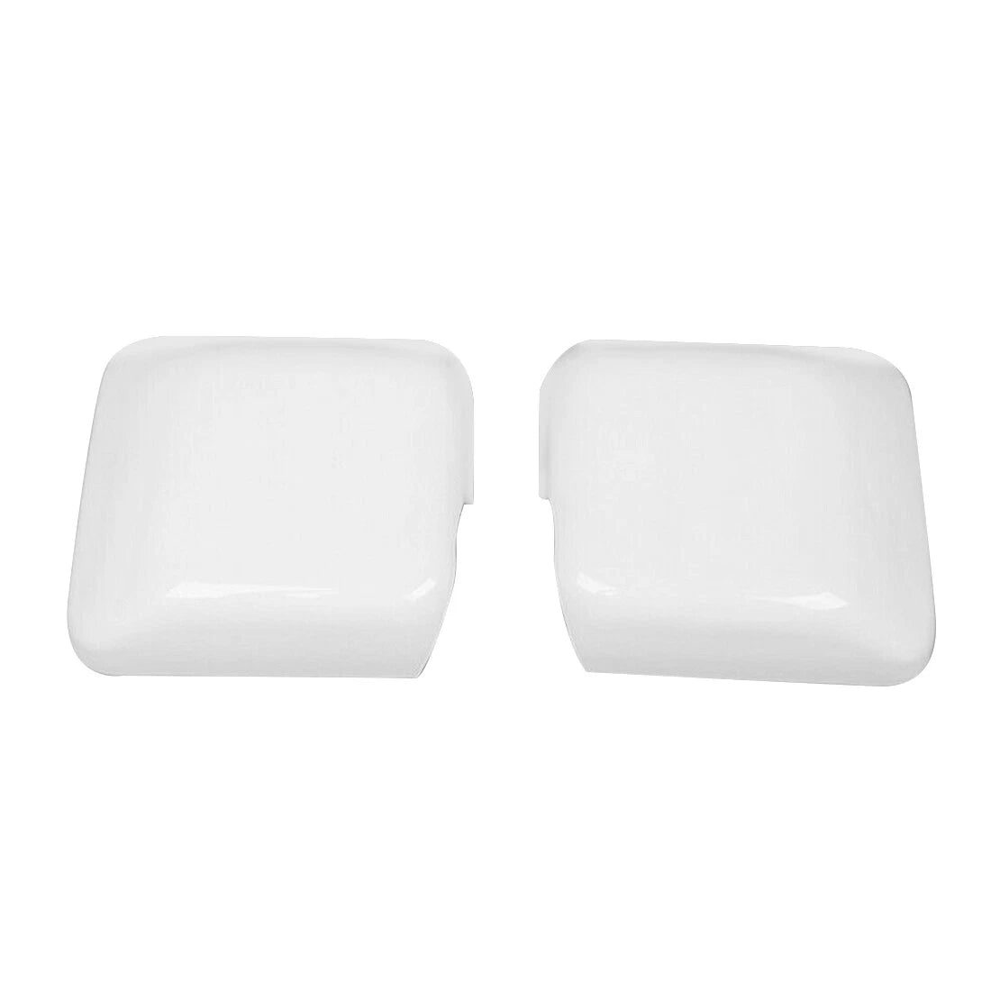 White Side Mirror Base Trim Cover for Jeep Wrangler JL Gladiator JT (18-22)