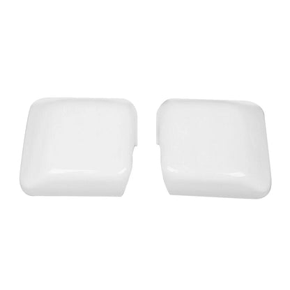 White Side Mirror Base Trim Cover for Jeep Wrangler JL Gladiator JT (18-22)