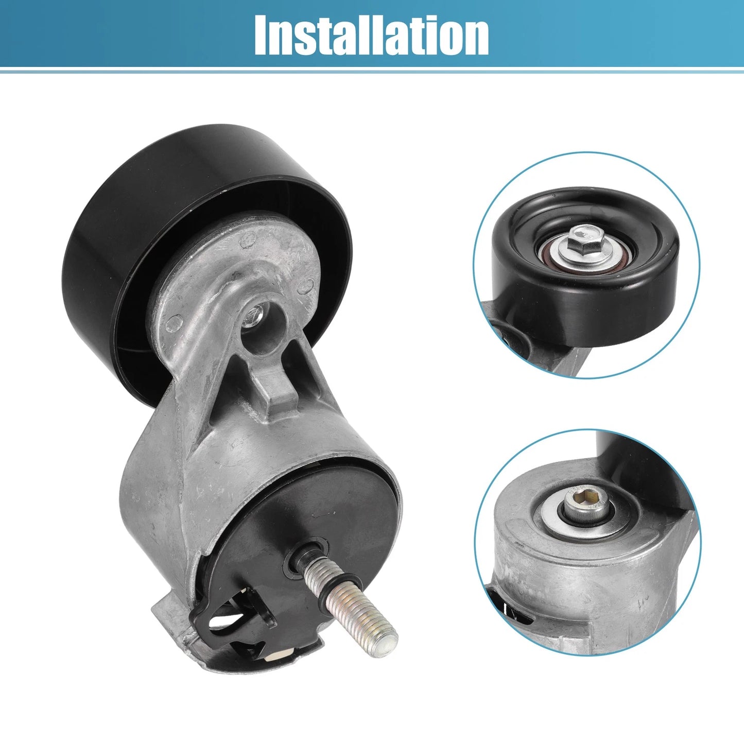 Belt Tensioner Pulley Assembly for Ford Taurus (1993-2007)