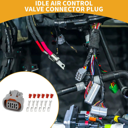 6 Pin Idle Air Control Valve Connector Plug for Toyota 1JZ 2JZ