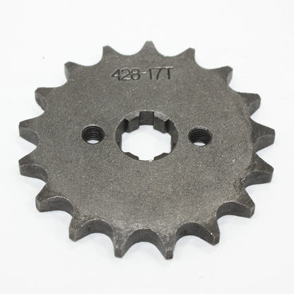 17T 17mm 428 Chain Front Sprocket for PIT TRAIL QUAD DIRT BIKE ATV BUGGY