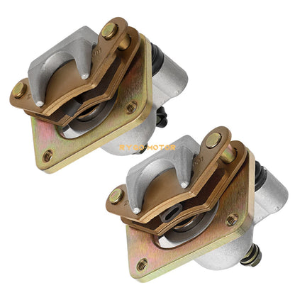 2 x Rear Brake Calipers & Pads for Polaris Sportsman (2007–2009)