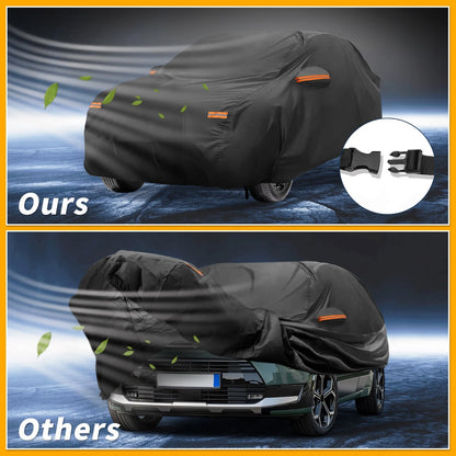 Waterproof All Weather Car Cover for Kia Niro (2016-2023) Black 210D-PU