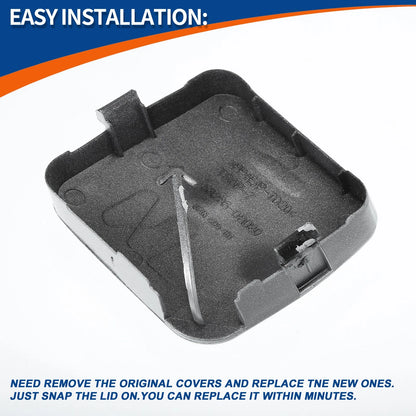Front Car Bumper Tow Hook Cover for Toyota Rav4 (2009-2011) White
