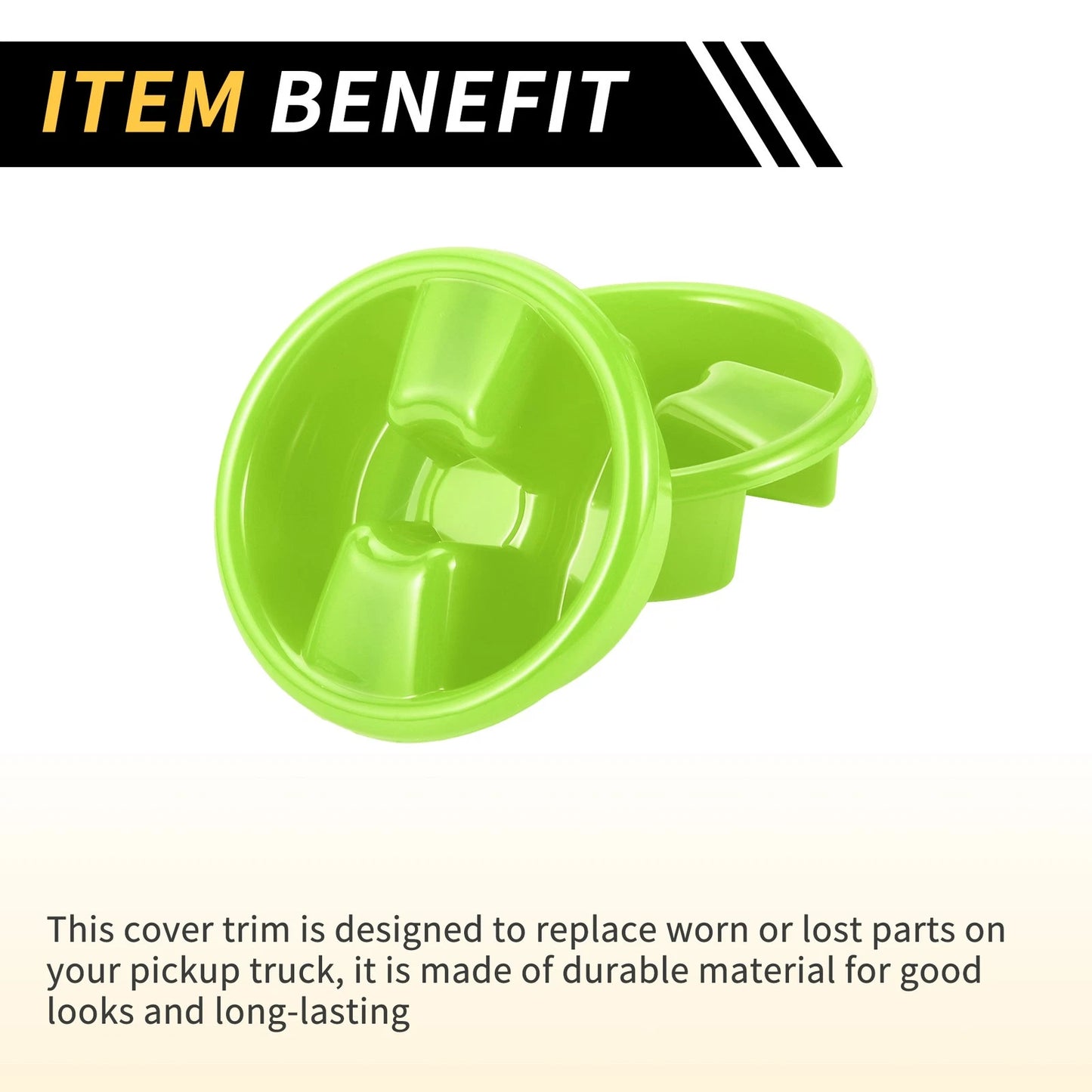 Roof Top Mounting Knob Screw Cover for Jeep Wrangler JK (2007-2017) Light Green