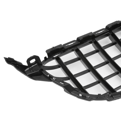Front Upper Bumper Grille for Mercedes-Benz C300 (2015-2020) Black Chrome