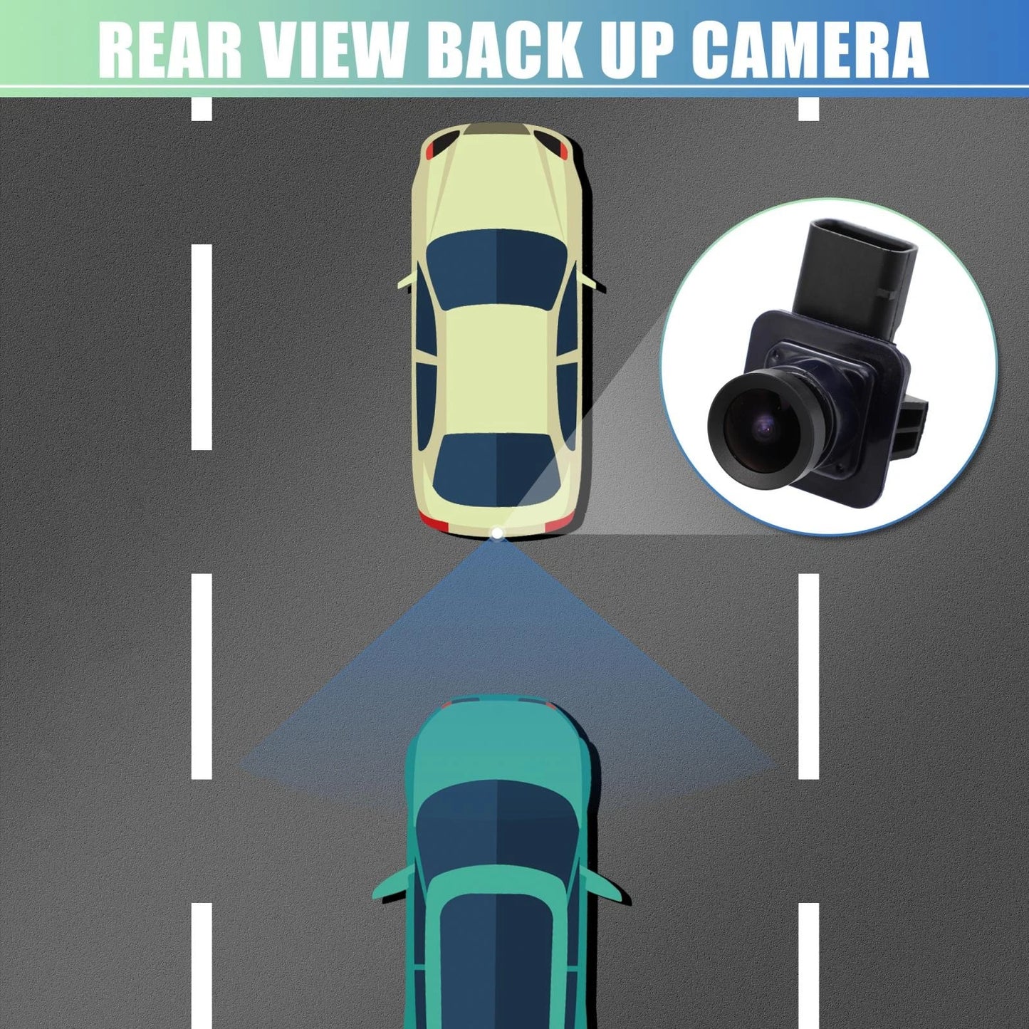 Rear View Backup Camera for Ford Edge (2013-2014)
