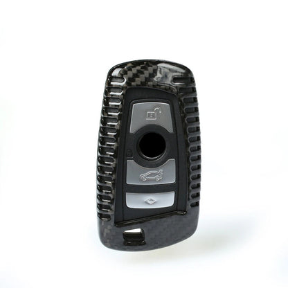Carbon Fiber Remote Key Case Shell Cover for BMW 1 2 3 5 6 7 X3 X5 (2000-2023)