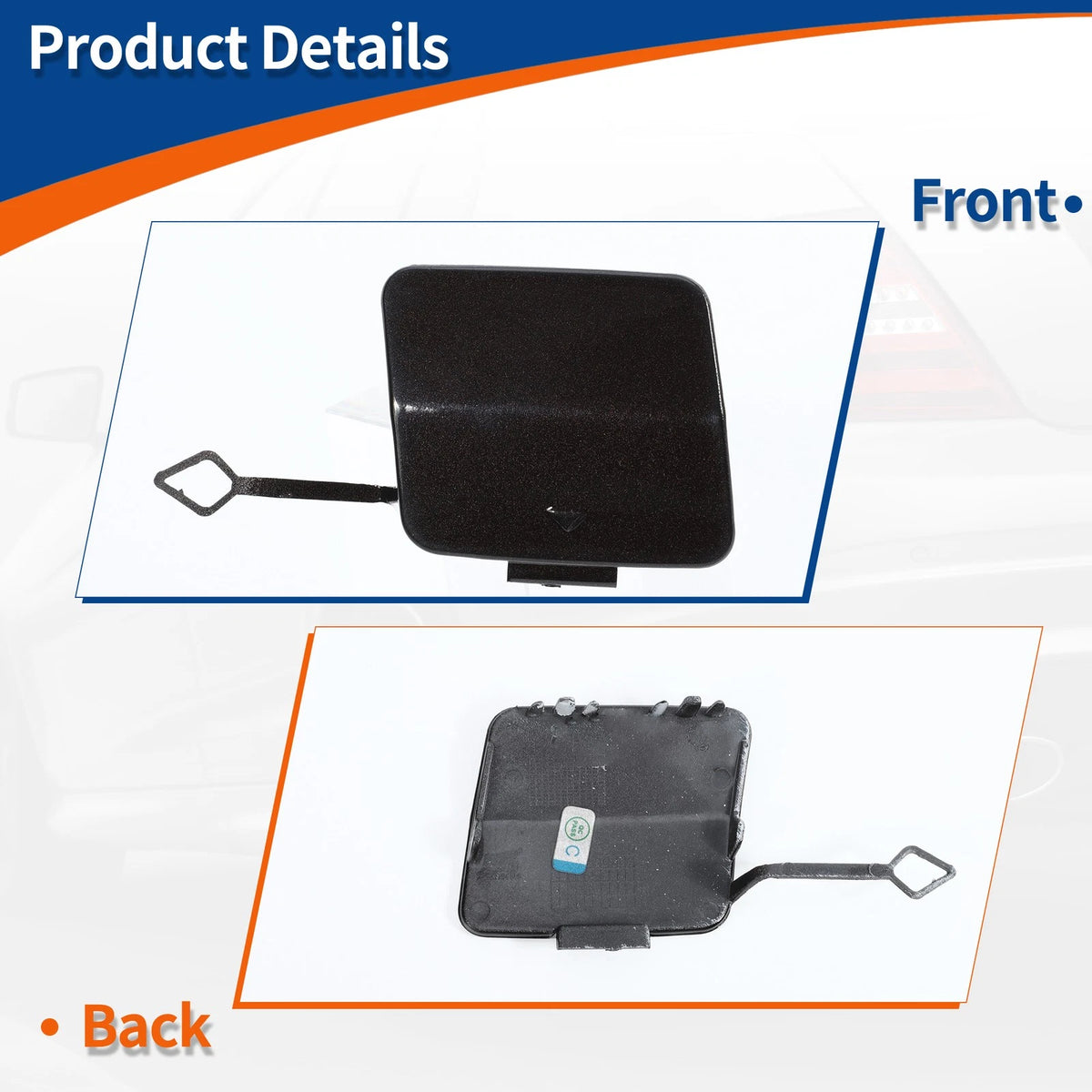 Bumper Tow Hook Cover for BMW Sparkling Brown Metallic (No. 51117292947)
