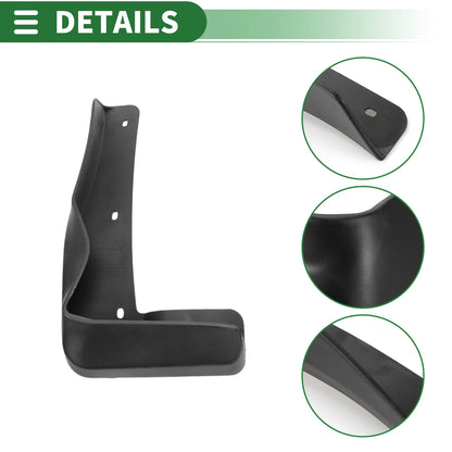 Mud Flaps Splash Guards Front & Rear for Honda Jade (2013-2016)
