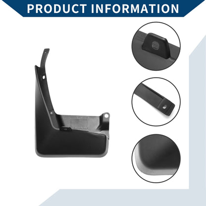 Mud Flaps Splash Guards Set for Toyota Corolla LE (2014-2018)