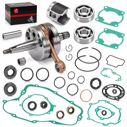 ENGINE REBUILD CRANKSHAFT PISTON GASKETS Seal for KAWASAKI KX 100 (2001-2005)