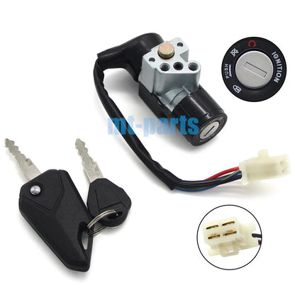 Fuel Gas Cap Ignition Key Switch Seat Lock Set for Honda GROM MSX125 (2016)