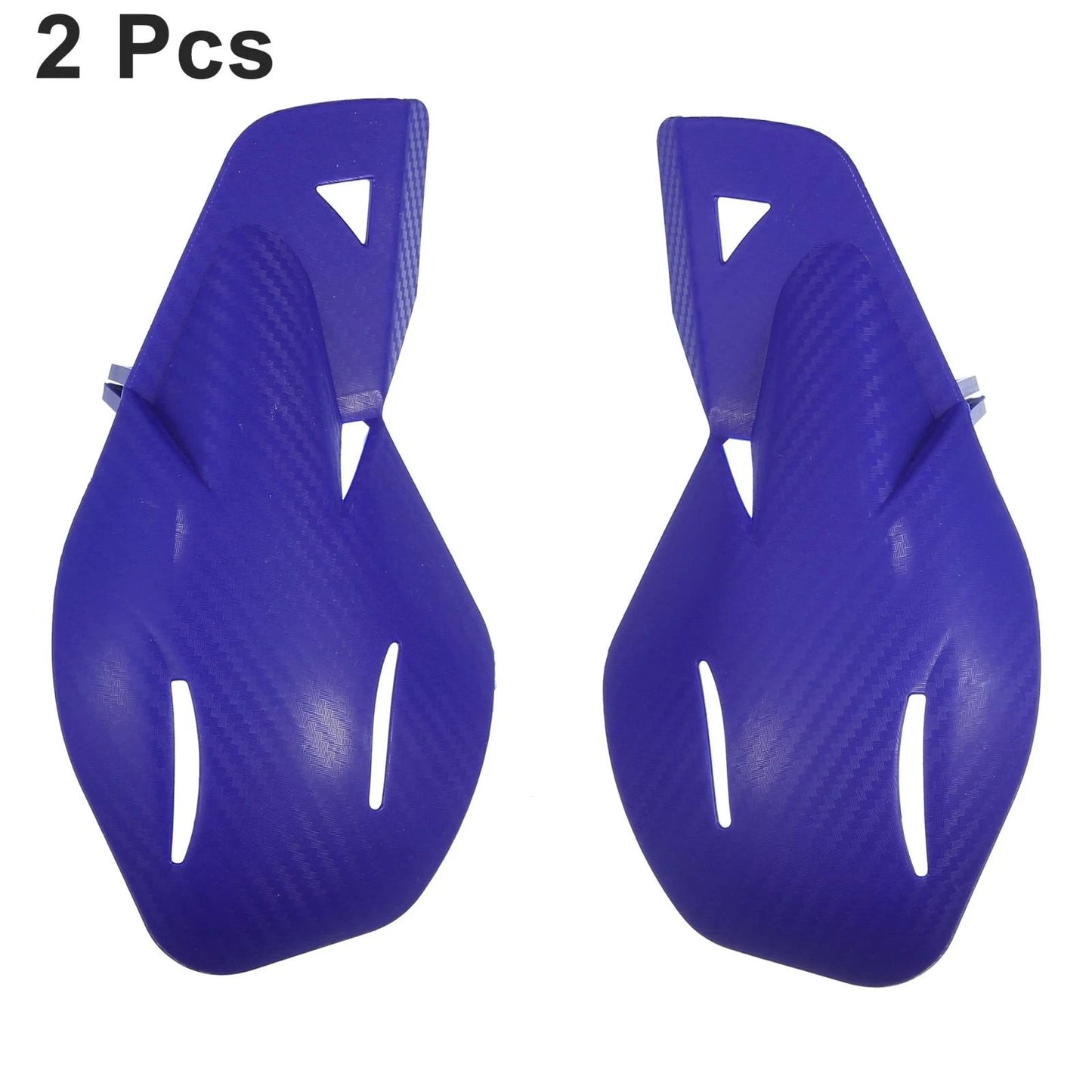 2 x Blue Plastic Hand Guards for ATV Dirt Bike MX Motocross Motorcycle