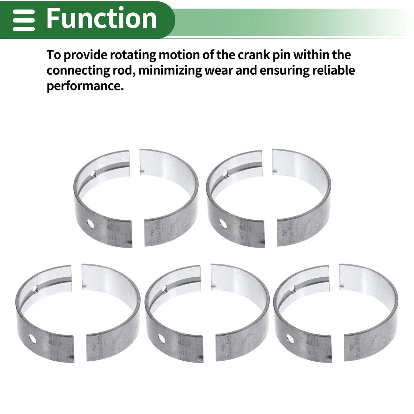 Main Bearing Set for Hyundai Santa Fe 2009-2018