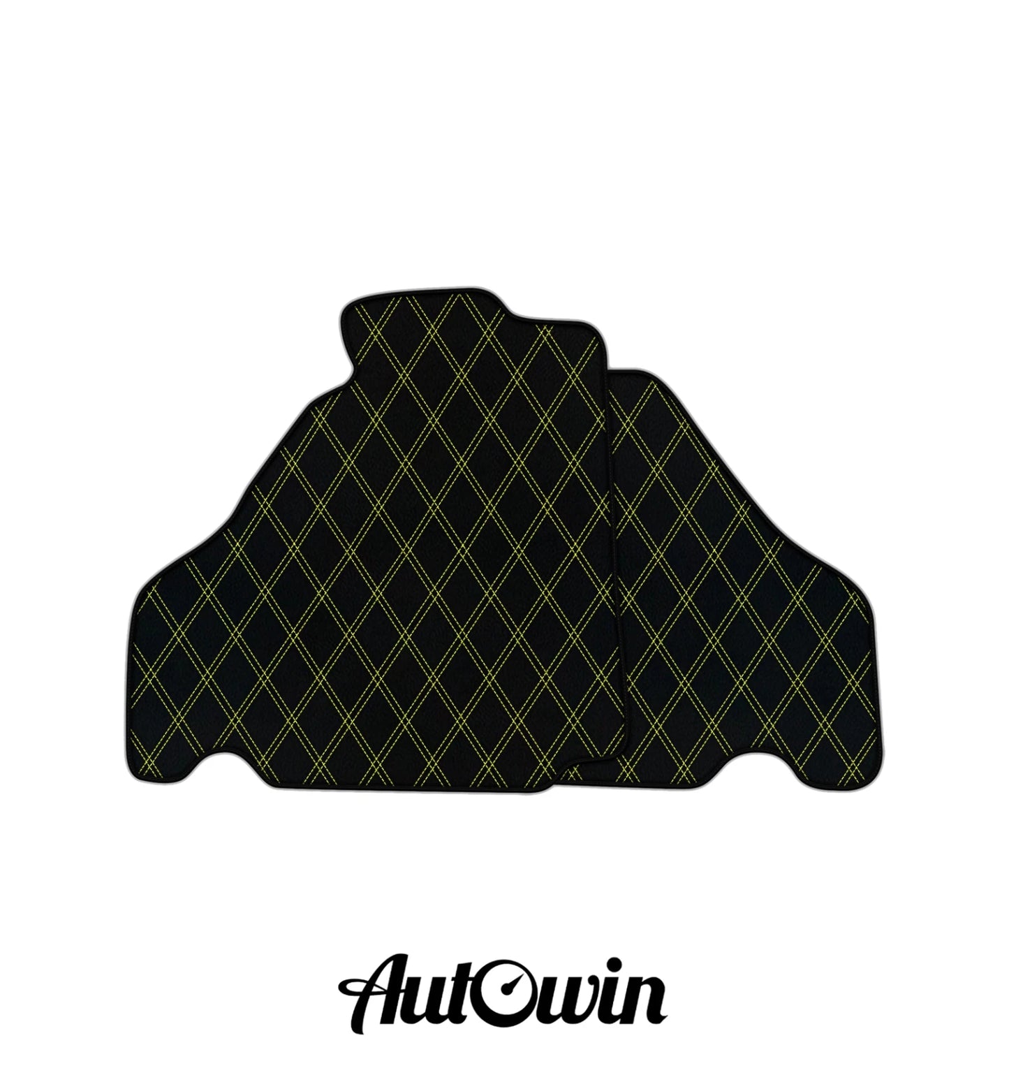 Customizable Double Diamond Pattern Car Mats for Ferrari F430 (2004-2009)