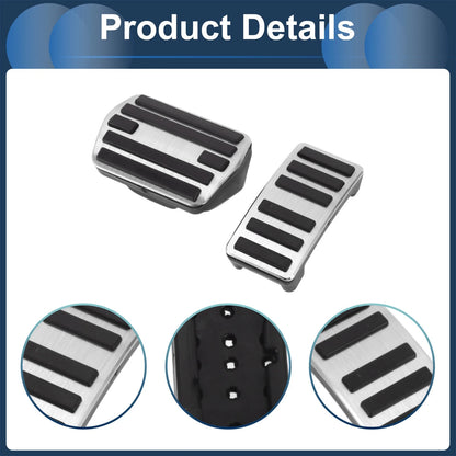 2 x Foot Accelerator Pedal Covers for Ford Mustang Mach-E (2021-2023)