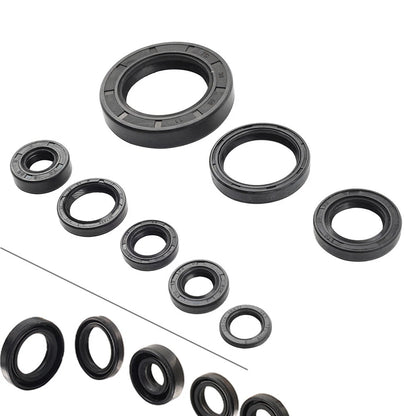 8 x Engine Oil Seal Kit for Honda CR250R CR500R (1988-2001)
