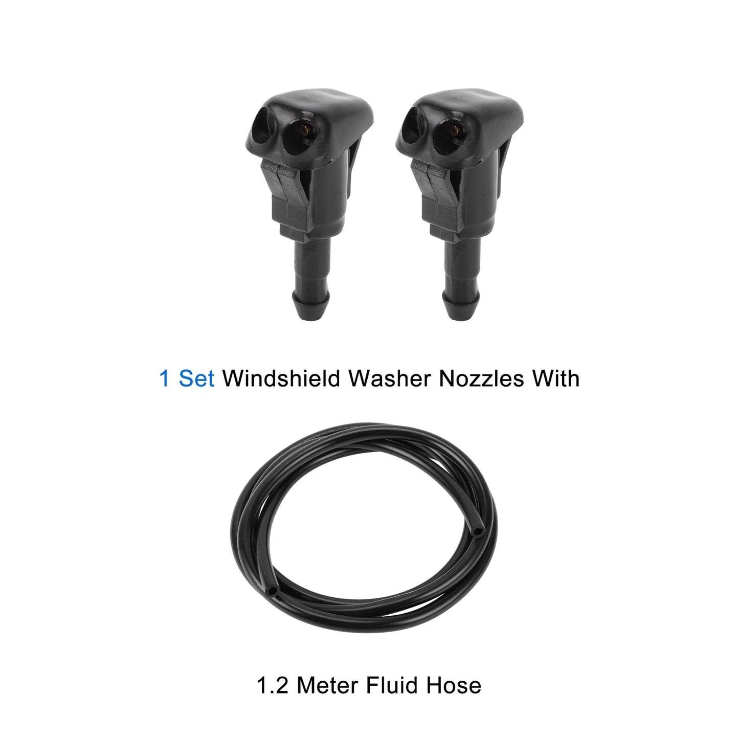 Windshield Washer Nozzle & Fluid Hose for Toyota (2005-2010) 1 Set