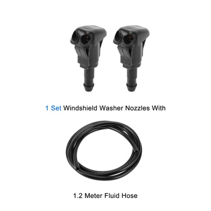Windshield Washer Nozzle & Fluid Hose for Toyota (2005-2010) 1 Set