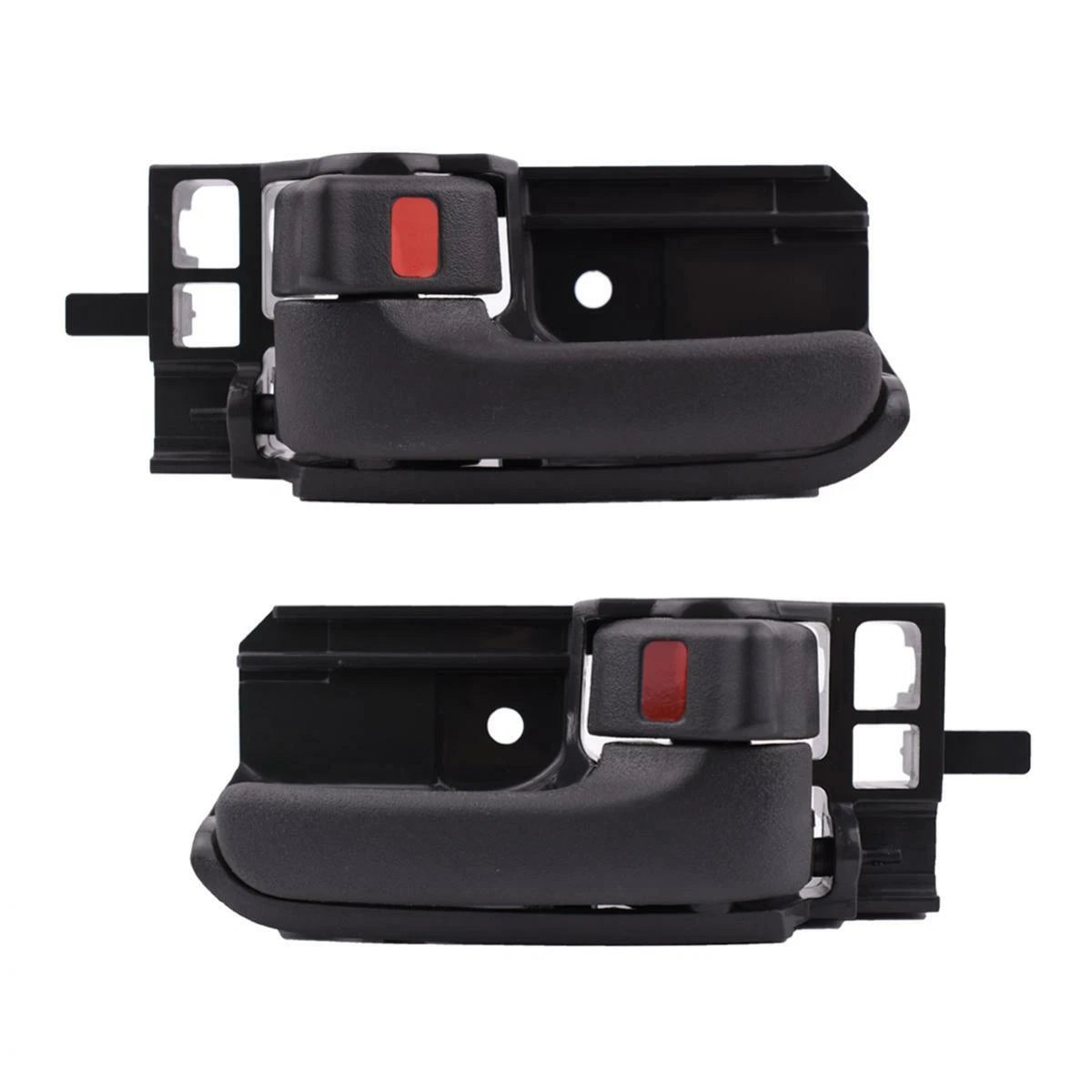 LH+RH Interior Door Handles Dark Gray Fits Toyota Hilux Vigo Kun26 SR5 2005-2015