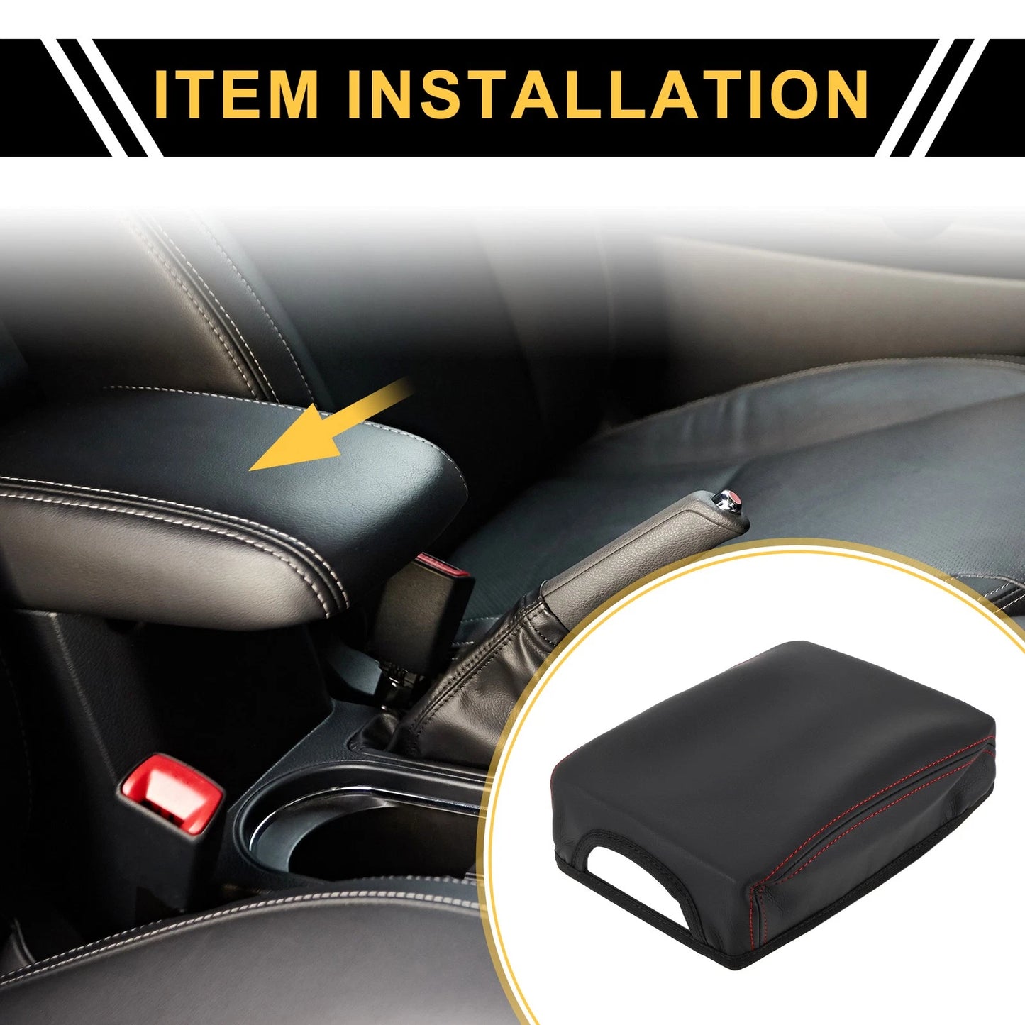 Center Console Lid Armrest Cover for Toyota Tacoma (2016–2020)