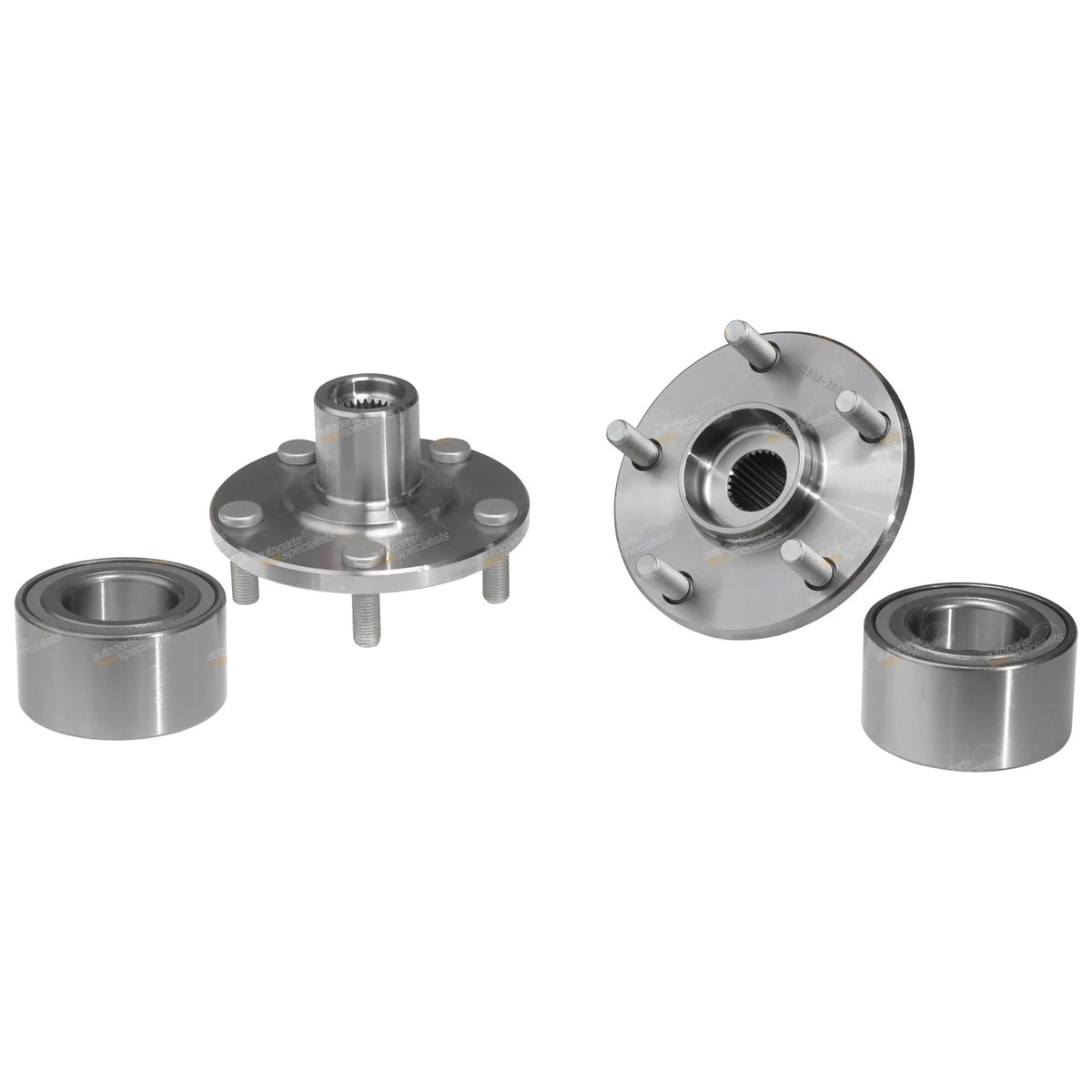 2 x Front Wheel Bearing Hubs for Toyota Tarago ACR30R (2000–2006)