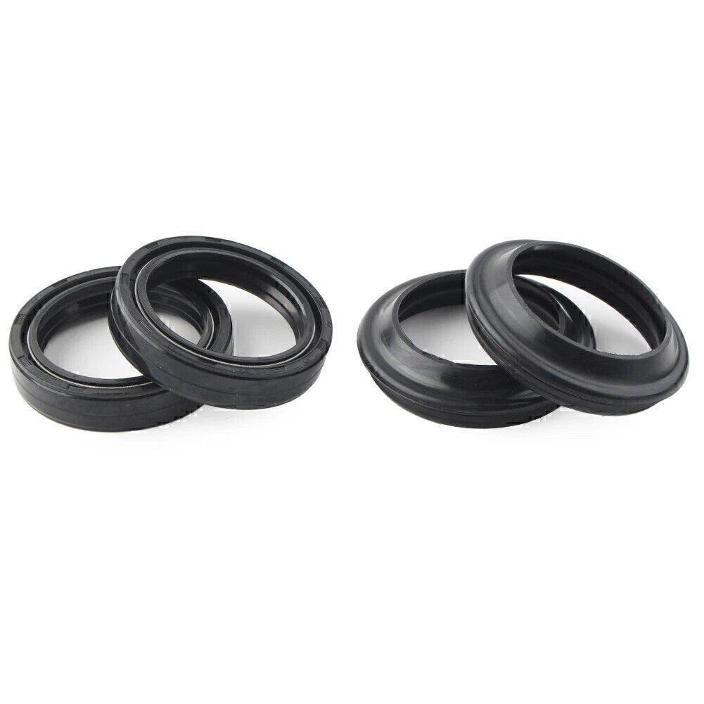 4 x Black Oil Seals Dust Seals for Front Fork Damper Shock Absorber (50-63)