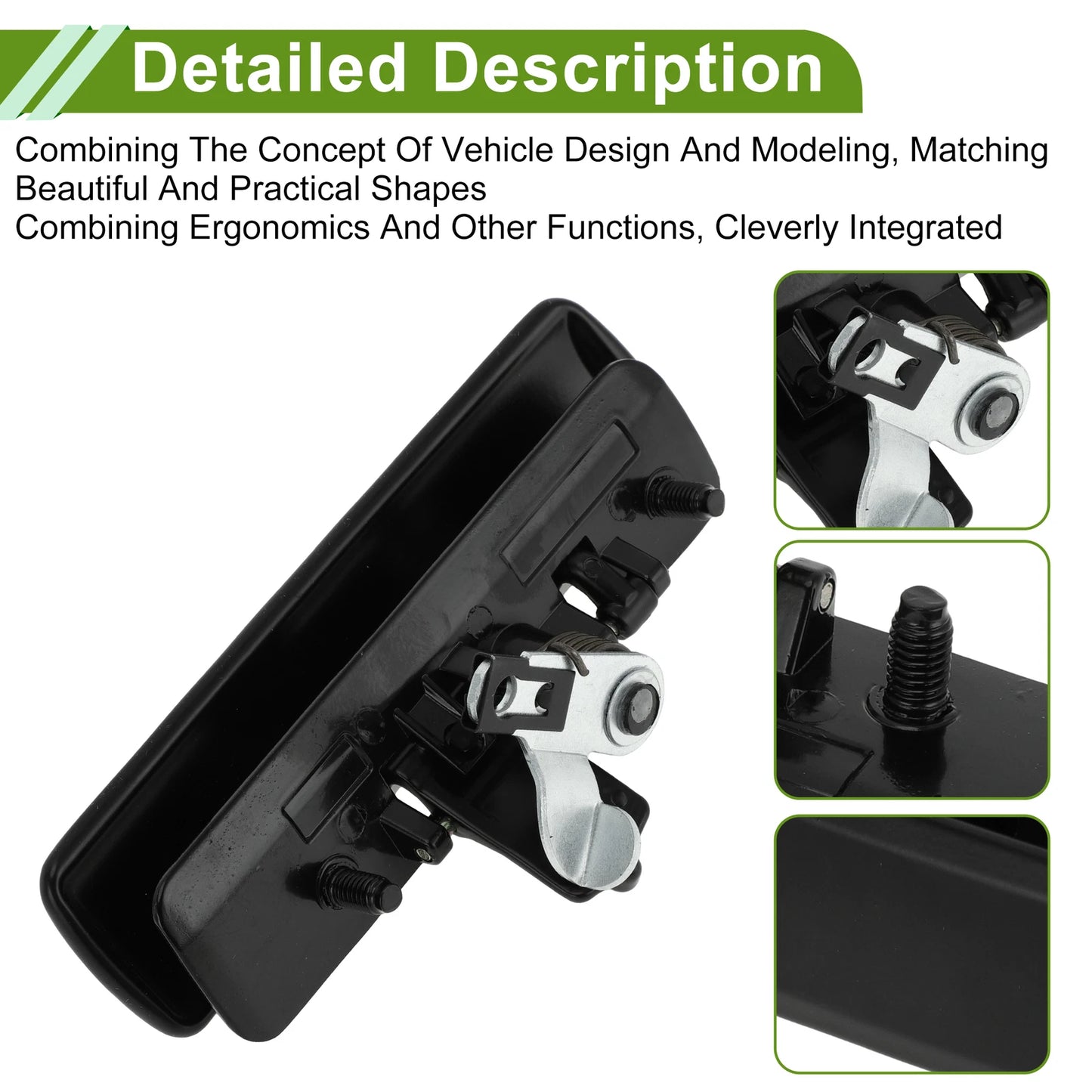 Car Exterior Door Handle for Chevrolet Astro (1992-2005) Black Front Left