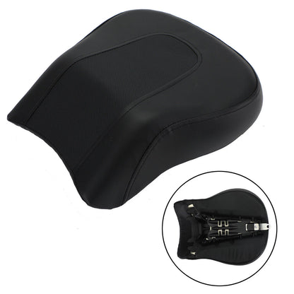 Pillion Seat Rear Bench Black for Harley FLSTF Fat Boy (2008-2014)