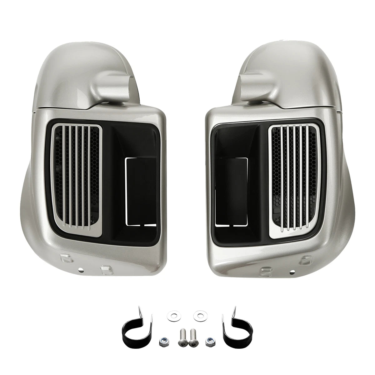 Vented Fairings for Harley Road Glide Touring 2014-2023 Silver Fortune