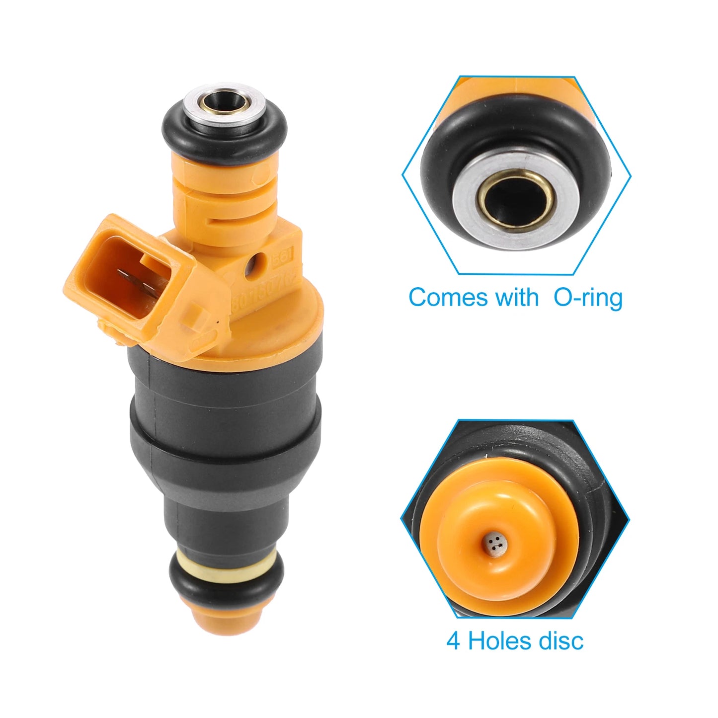 Fuel Injector 0280150762 for Volvo 240 740 940 960 2.0L 2.3L 2.9L (1986-1995)