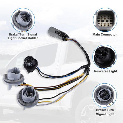 Tail Light Socket & Wire Harness for Ford F150 (2018)
