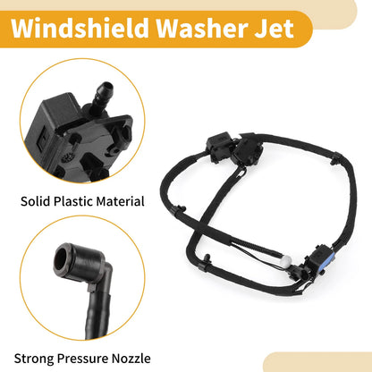 Windshield Washer Nozzle for BMW 750i (2009-2015) - Black 1 x Piece