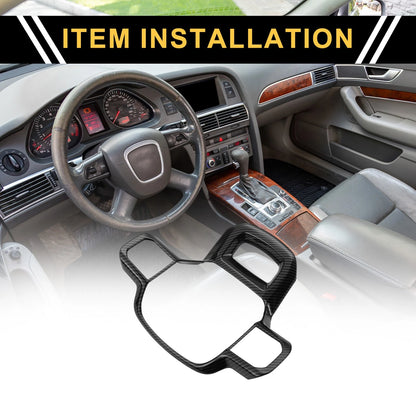 Carbon Fiber Steering Wheel Cover Trim for Ford F-150 (2021-2024)