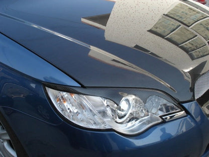Front Headlight Eyebrow Trim 1 Pair for Subaru Legacy (2006-2008)