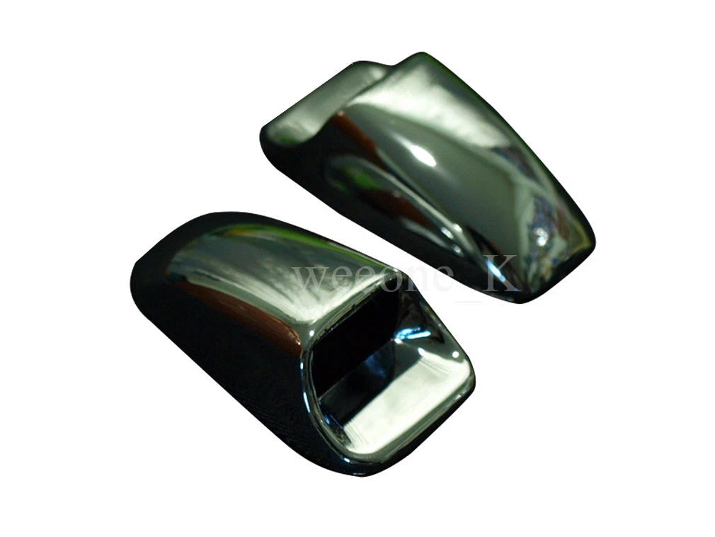 2 x Chrome Washer Jet Covers for Toyota Corolla, Mitsubishi Eclipse