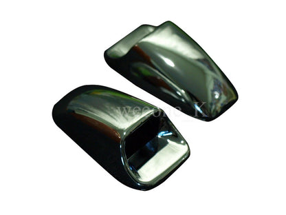 2 x Chrome Washer Jet Covers for Toyota Corolla, Mitsubishi Eclipse