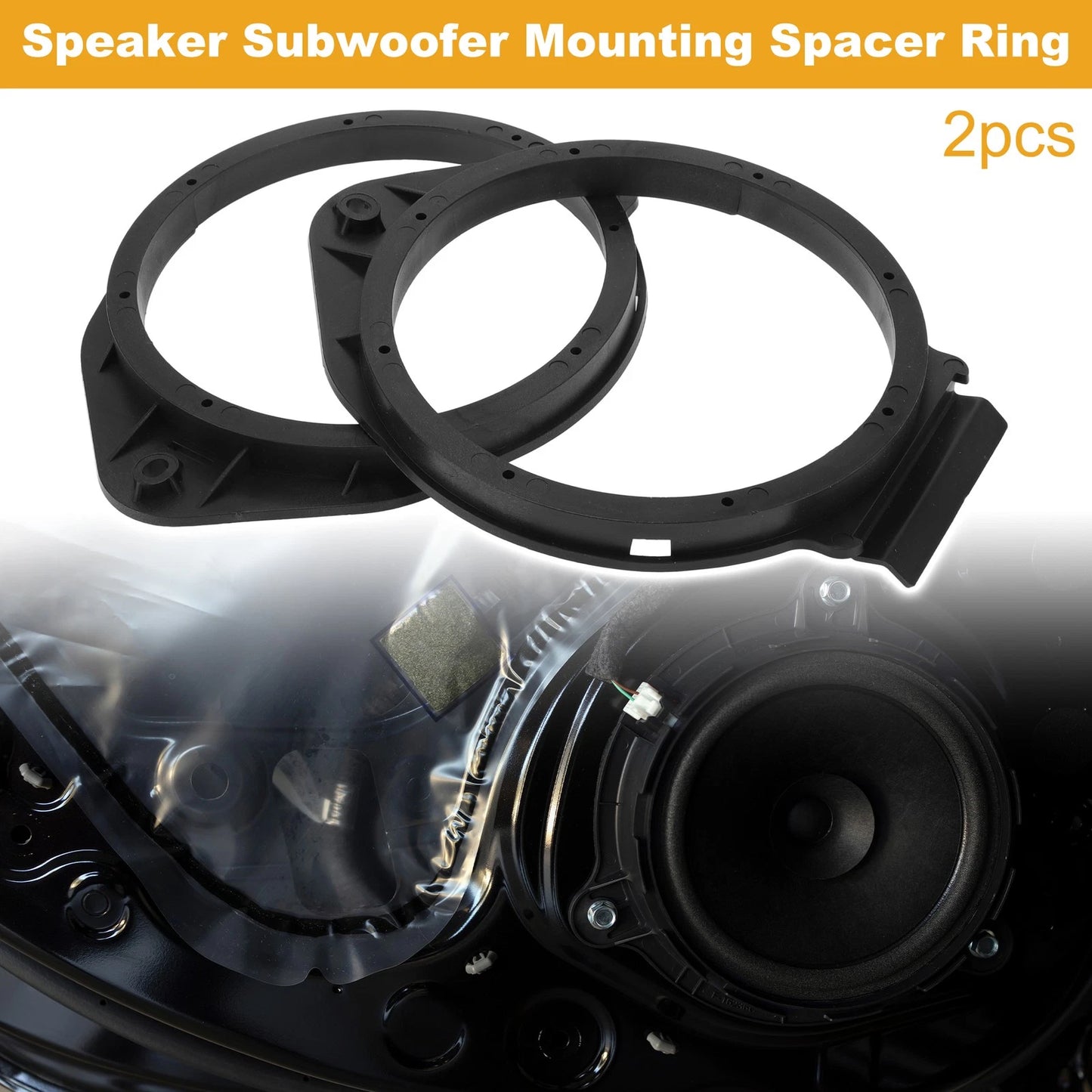 Speaker Spacer Ring Tweeter 2 x Adaptor for Buick Envision (2020–2021)