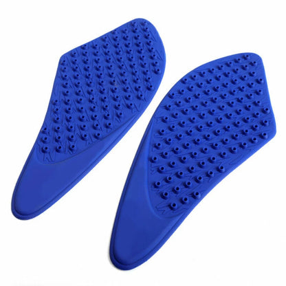 Tank Pad Side Protection Grips Blue for Kawasaki ZX-6R (2007-2008)