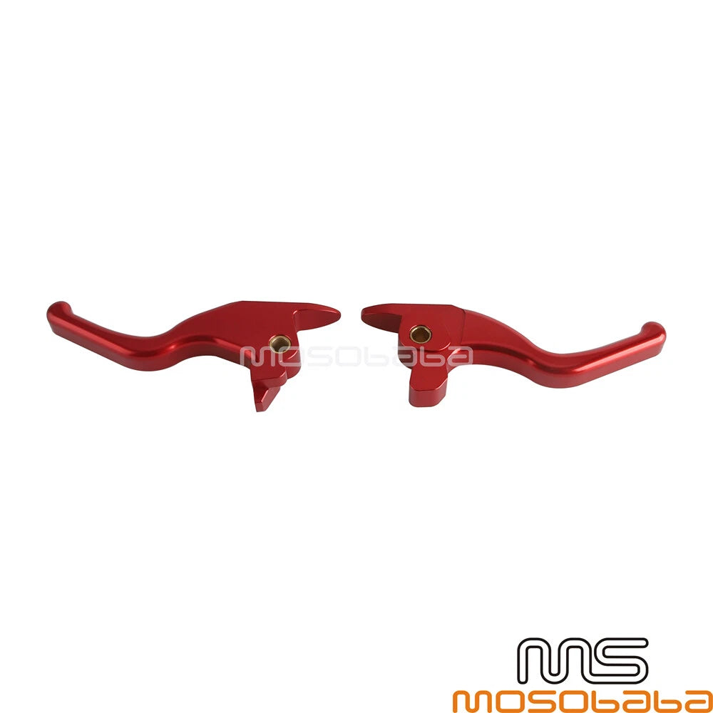 5.9'' Brake & Clutch Hand Lever Set for Harley Softail Fat Boy