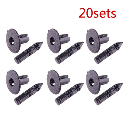 20 x Door Panel Push Retainer Clips for Toyota Nissan Honda